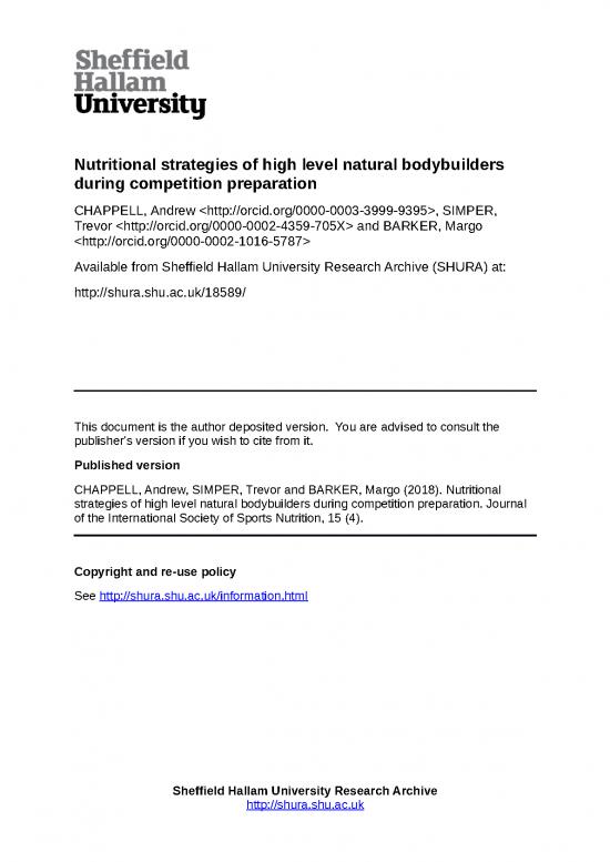 picture Sports Nutrition Pdf 132909 | Chappell Nurtitionalstrategiesofhighlevelnaturalbodybuilders(vor)