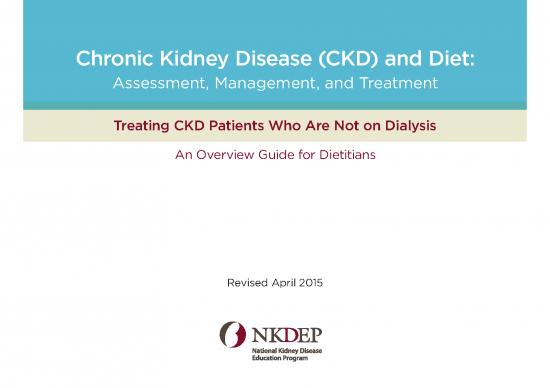 picture Nutrition Education Pdf 134092 | Ckd Diet Assess Manage Treat 508