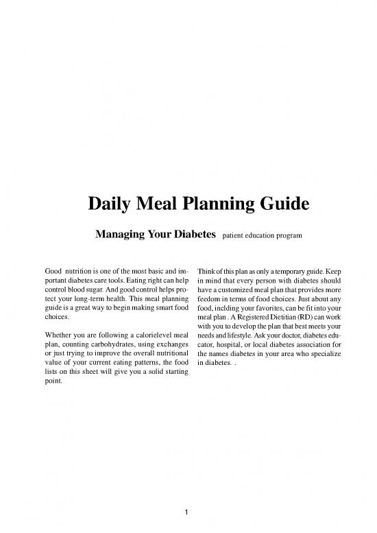 picture1_Basic Nutrition Pdf 133535 | Daily Meal Planning Guide