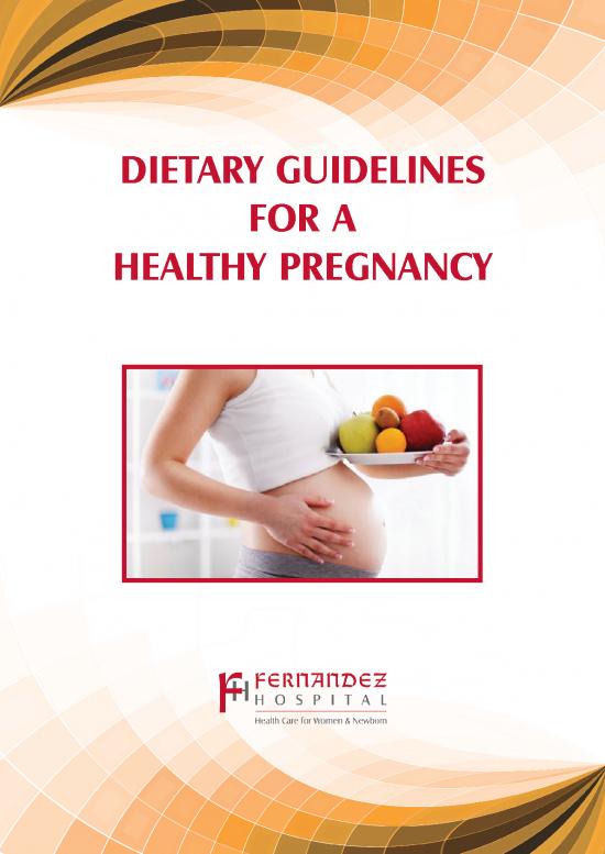 picture1_Diet Therapy Pdf 133595 | Dietary Guidelines For A Healthy Pregnancy
