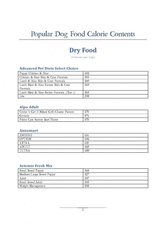 picture1_Calories Pdf 133630 | Dog Dry Foods1