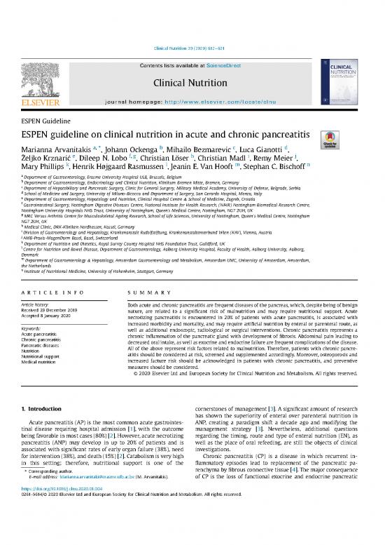 picture National Institute Of Nutrition Pdf 133553 | Espen Guideline On Clinical Nutrition In Acute And Chronic Pancreatitis