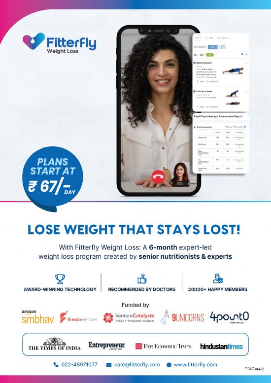 picture1_Diet Therapy Pdf 133610 | Fitterfly Weight Loss Brochure