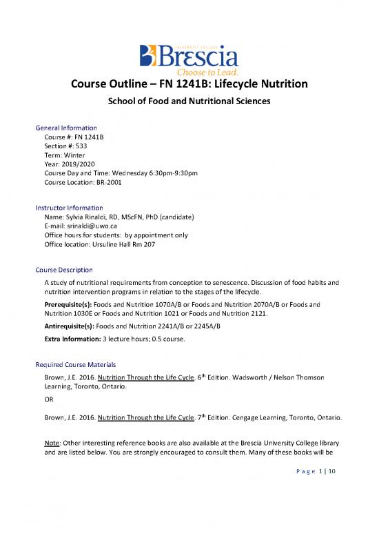 picture Food Nutrition Pdf 134566 | Fn1241b 533 Rinaldi Lifecycle Nutrition