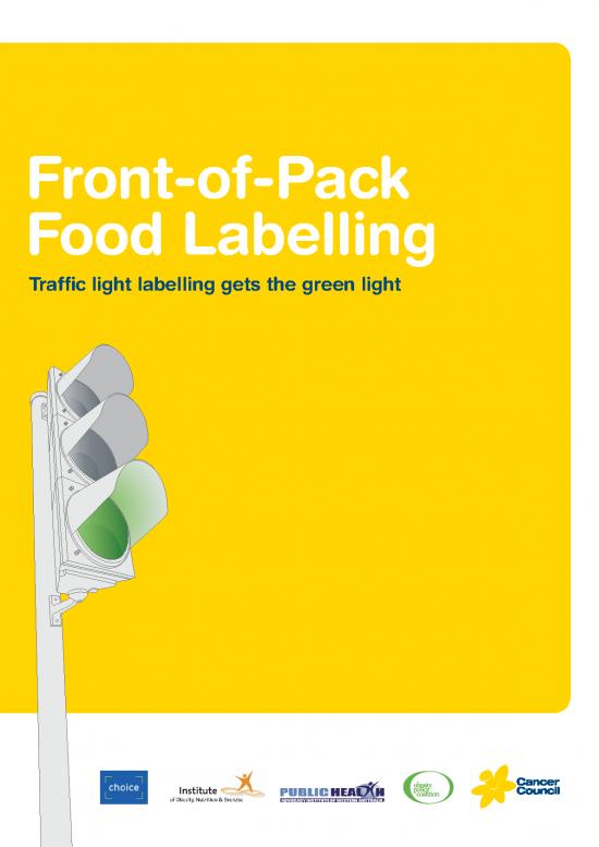 picture1_Food Labelling Pdf 133323 | Foodlabelling Frontofpack Surveyreport