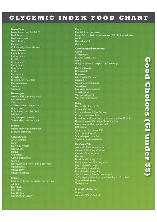picture Glycemic Index Food Chart Pdf 132980 | Gi Chart Expanded
