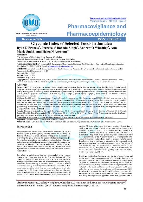 picture1_Glycemic Index Of Foods Pdf 135190 | Glycemic Index Selected Foods Jamaica 2638 8235 Pvpe 19 106