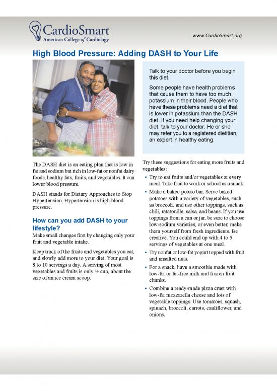 picture Diet Therapy Pdf 134201 | Heart Healthy Diet Dash