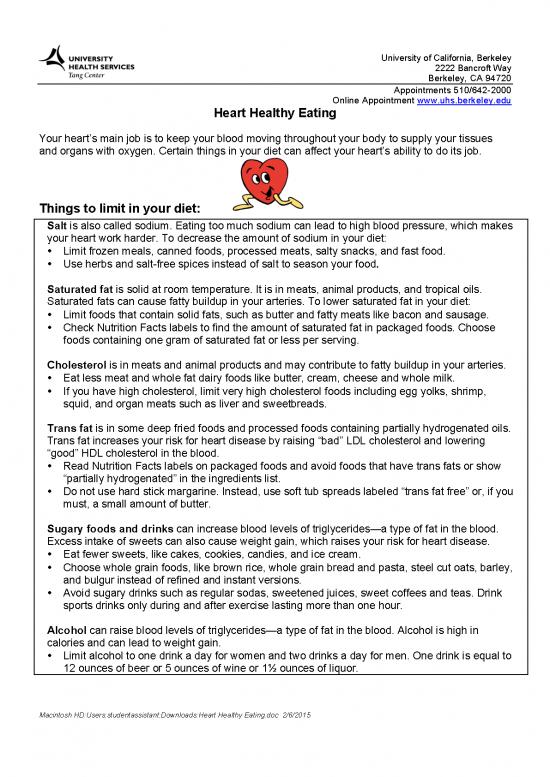 picture1_Heart Healthy Diet Pdf 133043 | Hearthealthyeating