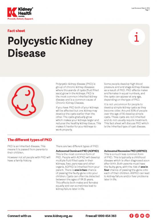 Kha Factsheet Polycystic Kidney Disease 2019