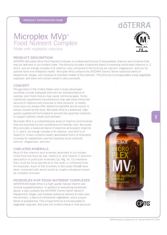 picture Doterra Bone Nutrient Pdf 135139 | Lifelongvitality Pip Sg 2017