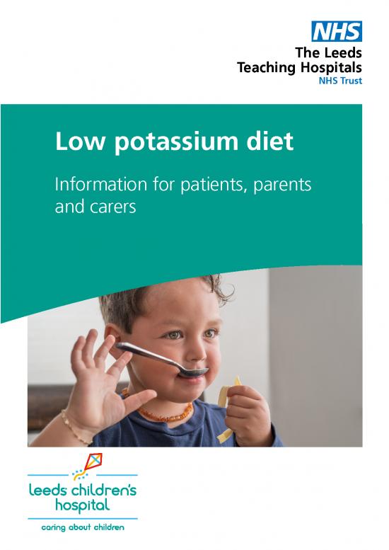 picture Foods High In Potassium Pdf 134861 | Ln005071