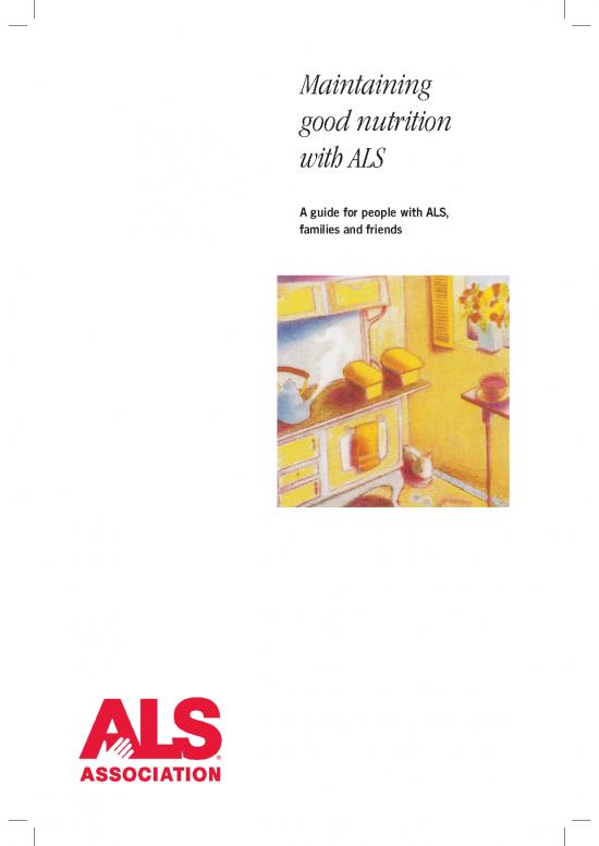 picture1_Nutrition Guide Pdf 133168 | Maintaining Good Nutrition With Als