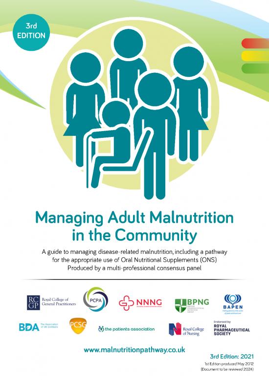 picture1_Community Nutrition Pdf 133956 | Managing Malnutrition