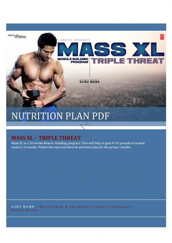 picture1_Nutrition Pdf Id 133680 | Mass Xl Nutrition Plan By Guru Mann