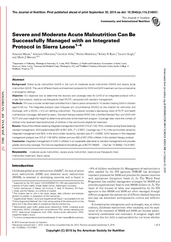 picture1_Moderate Acute Malnutrition Pdf 134517 | Nnekapubjn