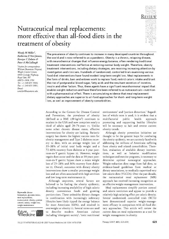 picture1_Hospital Diets Pdf 134174 | Nutraceutical Meal Replacements More Effective Than Allfood Diets In The Treatment Of Obesity