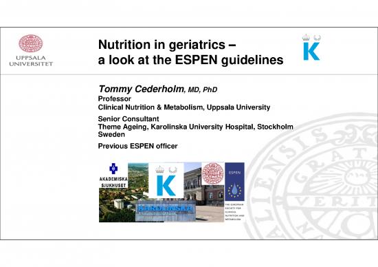 picture1_Basics In Clinical Nutrition Pdf 134125 | Nutriciahcp Nutrition In Geriatrics A Look At The Espen Guidelines