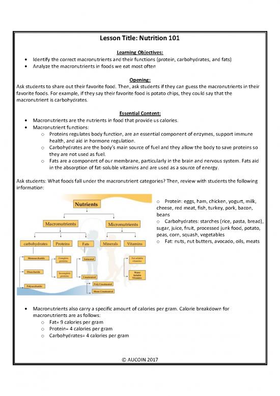 picture1_Macronutrients Pdf 134958 | Nutrition 101 Lesson Plan 1