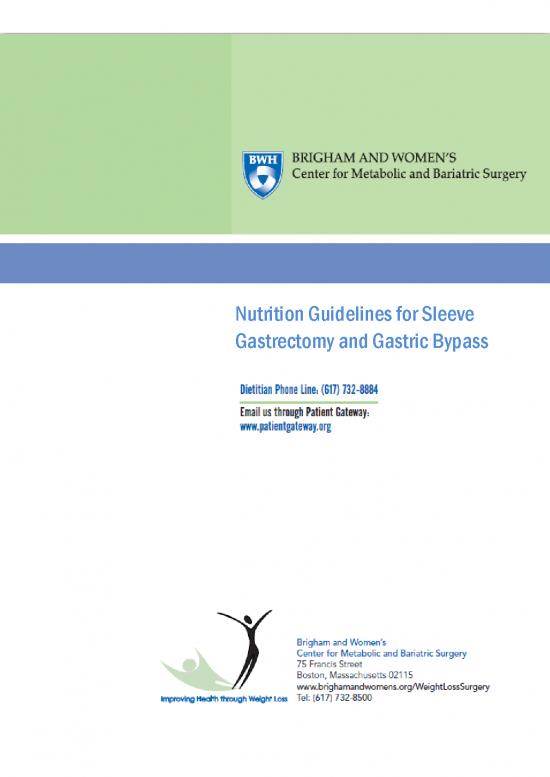 picture1_Diet Therapy Pdf 133287 | Nutrition Guidelines Sleeve Gastrectomy And Gastric Bypass