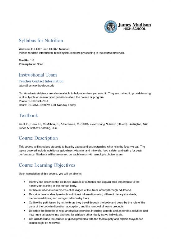 picture Nutrition Textbook Pdf 133865 | Nutrition Part1 Jmhs Syllabus