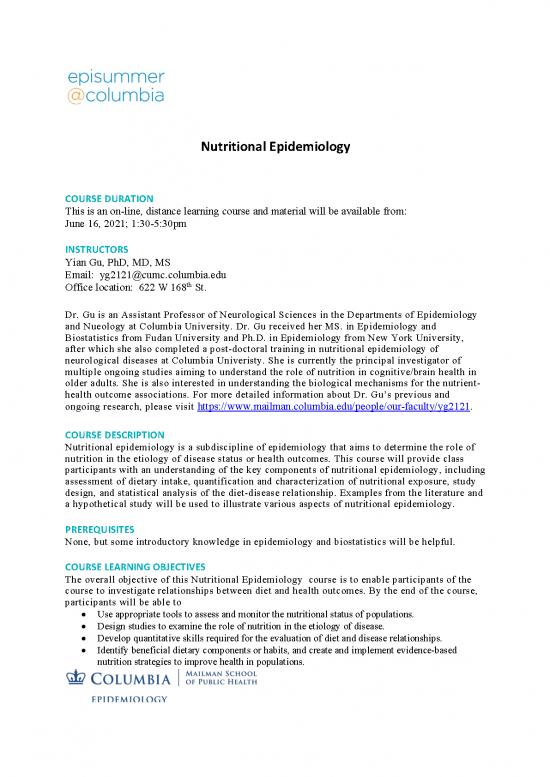 picture1_Nutritional Epidemiology Pdf 135226 | Nutritional Epidemiology Syllabus 030921