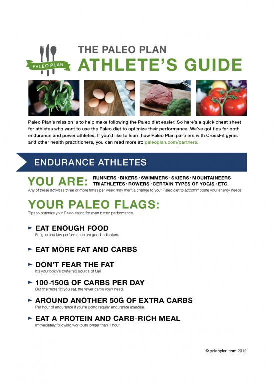 picture1_Diet Therapy Pdf 133617 | Paleoplan Athletes Guide