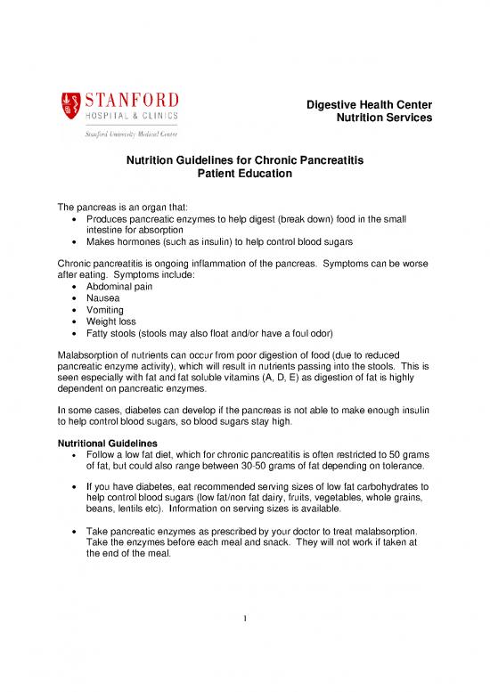 picture1_Nutrition Education Pdf 132951 | Pdf Therapyforchronicpancreatitis