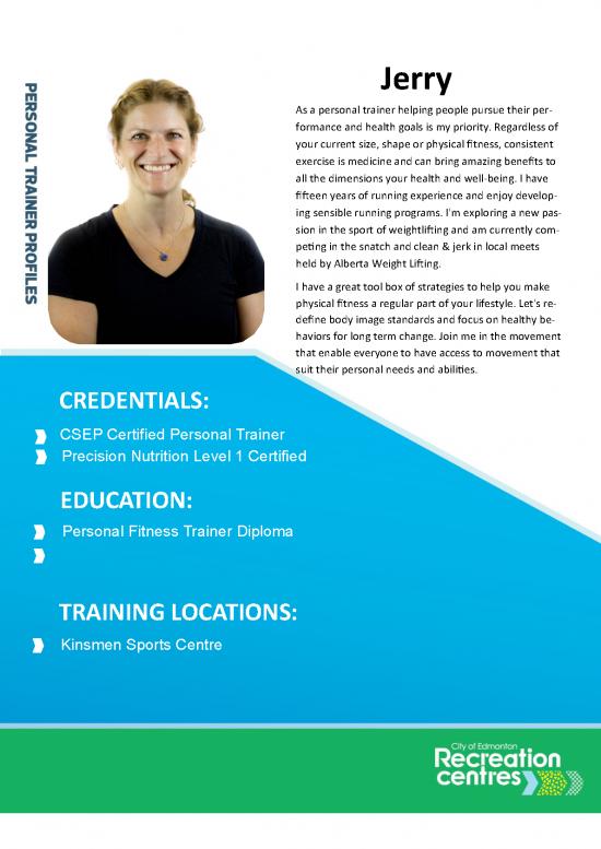 picture Nutrition Education Pdf 133519 | Personaltrainerprofile Jerry