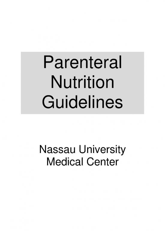 picture_Parenteral Nutrition Pdf 134119 | Pn Guidelines