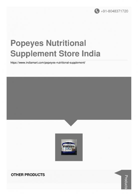 picture_Popeyes Pdf 133838 | Popeyes Nutritional Supplement Store India