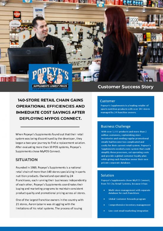 picture Sports Nutrition Pdf 133028 | Popeyes Success Story