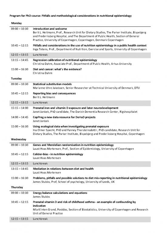 picture Nutritional Epidemiology Pdf 135365 | Program Metode Kursus