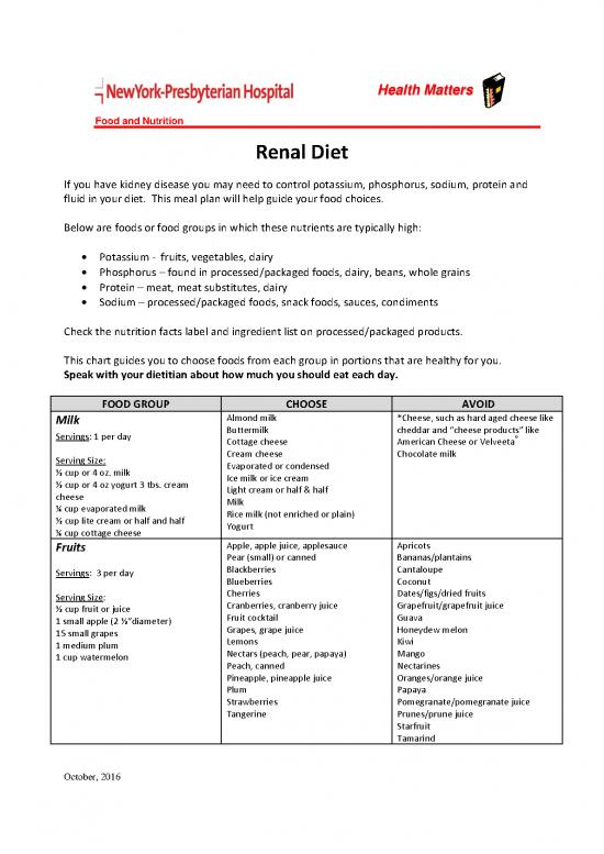 picture Diet Therapy Pdf 134150 | Renaldietenglish