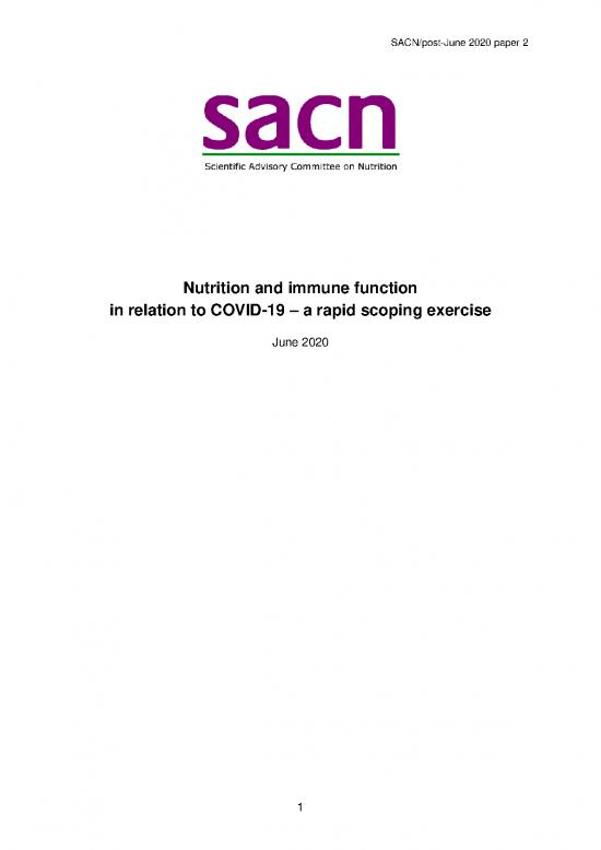 picture Nutrition Articles Pdf 134376 | Sacn June2020 Nutrition Immunefunction Covid19