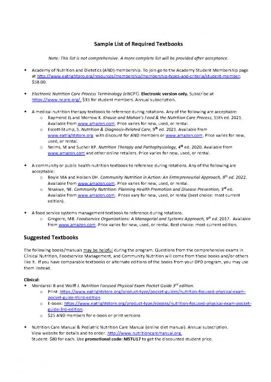 picture Krause Nutrition Pdf 134388 | Textbook List Usu Mda 2023