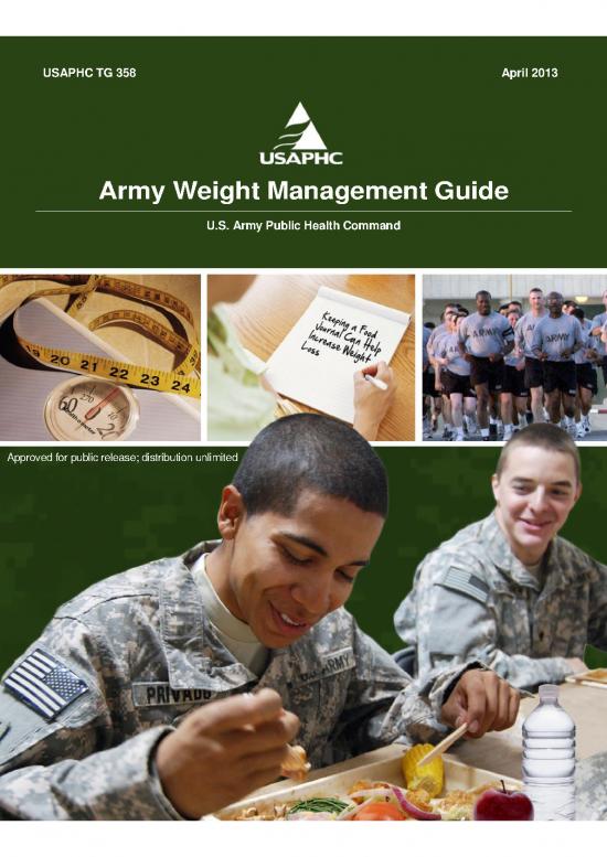 picture_Nutrition Guide Pdf 133186 | Usaphc Tg 358 Army Weight Management Guide