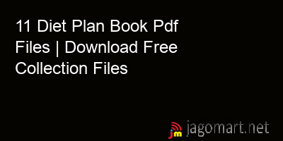picture 11 Diet Plan Book Pdf Files | Download Free Collection Files