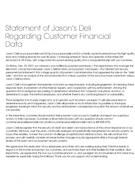 picture1_Leading In Management Pdf 137449 | 11 Jasons Deli Statement Data Breach 1
