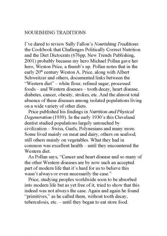 picture Weston Price Diet Pdf 136127 | 173094