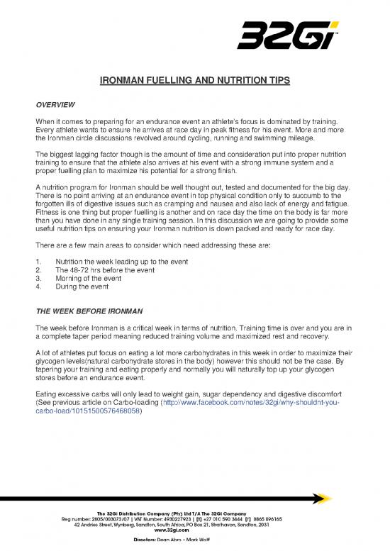 picture1_Ironman Training Nutrition Plan Pdf 137477 | 32gi Ironman Tips 2014