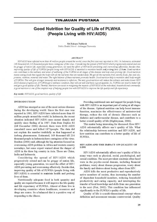 picture Public Nutrition Pdf 135460 | 3866 En Good Nutrition For Quality Of Life Of Plwha People Living With Hivaids