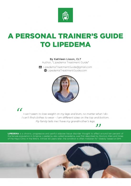picture_A Personal Trainer’s Guide To Lipedema By Kathleen Lisson Clt June 2018 7