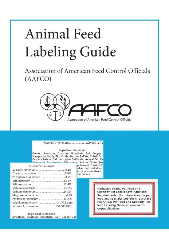 picture_Aafco Pet Food Labeling Guide Pdf 137734 | Aafco Labeling Guide