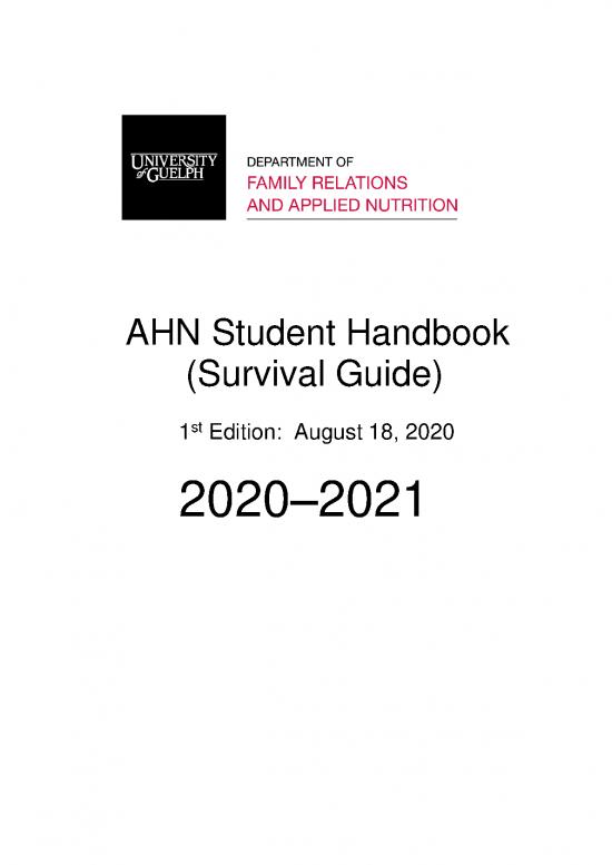 picture_Scheduling Pdf 137076 | Ahn Student 2020 Handbook 1st Edition 0
