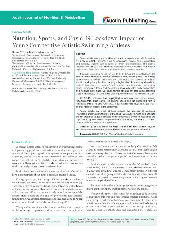 picture1_Nutrition For Swimmers Pdf 136751 | Ajnm V7 Id1085