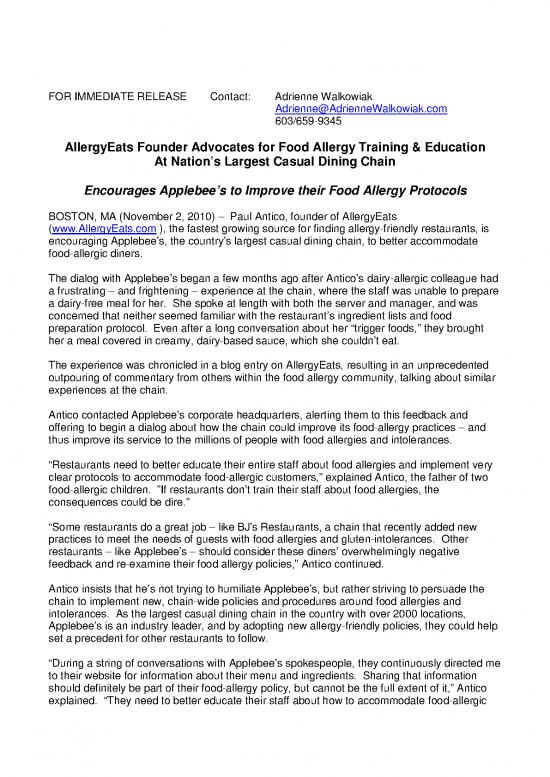 picture1_Restaurant Pdf 136278 | Allergyeats Applebees Release 101102 Final1