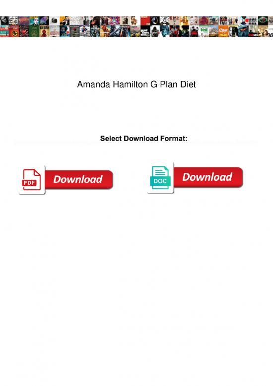 picture_Amanda Hamilton G Plan Diet