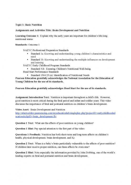 picture Nutritional Status Pdf 136229 | Assignments And Activities Answer Key For Basic Nutrition