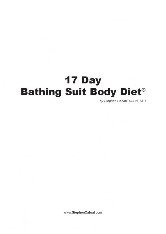 picture Diet Manual Pdf 136041 | Bathing Suit Body Diet
